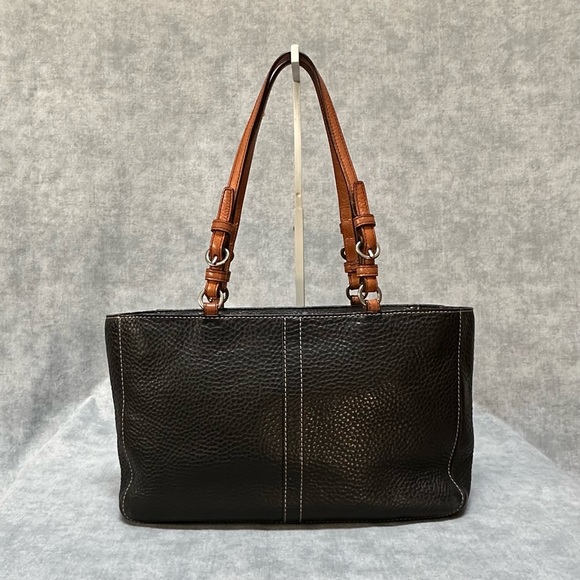 COACH Chelsea Pebbled Black Leather Tote - Picture 2 of 14